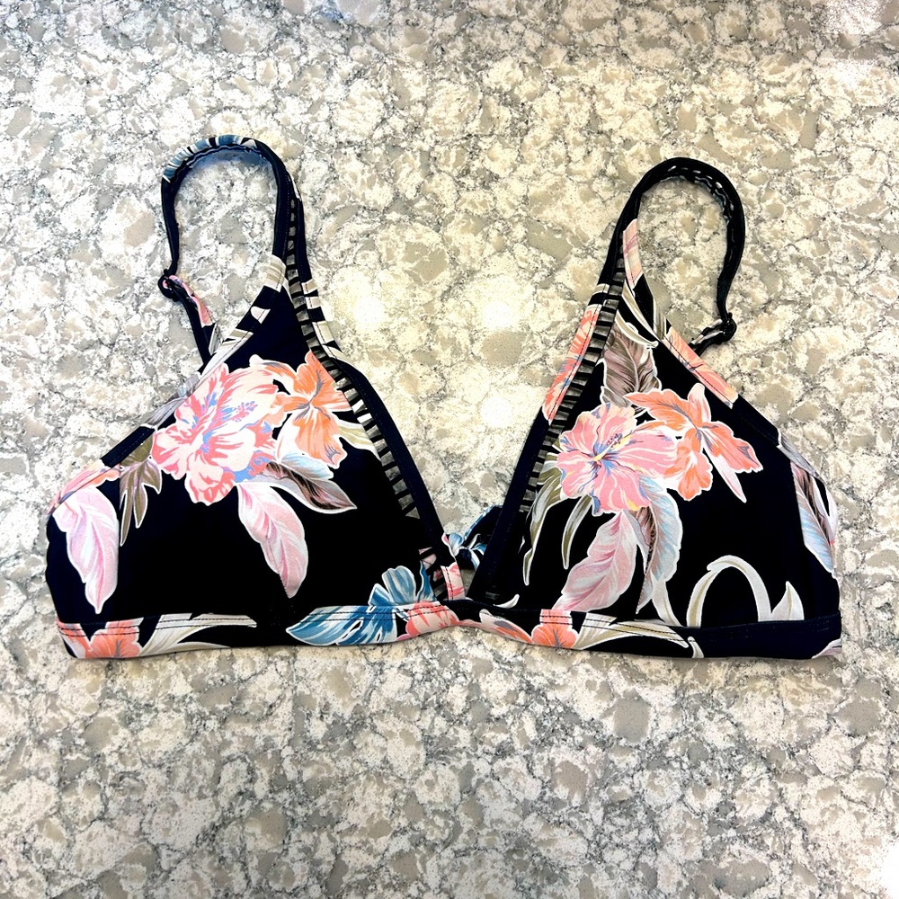 Floral Print Bikini Top